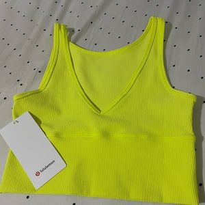 power pivot tank lululemon highlighter yellow